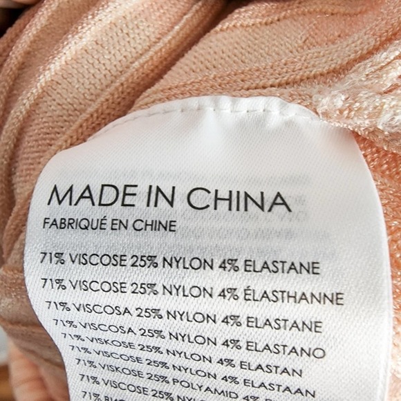 NWT  Club Monaco Geo Mixing Rib Sweater 90s Knit Midi Skirt Size Small - Picture 10 of 12